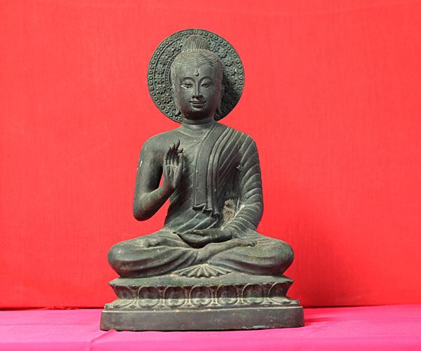 พระบูชาพระคันธราชประทานพร ก้นดินไทย หน้าตัก 9 นิ้ว