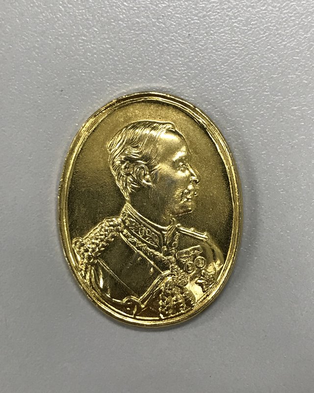 เหรียญ ร.5 เนื้อกระไหล่ทอง ครบ 350 ปี วัดพระพุทธบาท สระบุรี ปี 17 สภาพสวยๆ