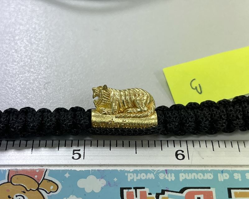 ตะกรุดข้อมือเสือเล็ก-เสือเดี่ยว (เมตตา-มหาอำนาจ-คุ้มภัย) หลวงพ่อเปิ่น วัดบางพระ จ.นครปฐม