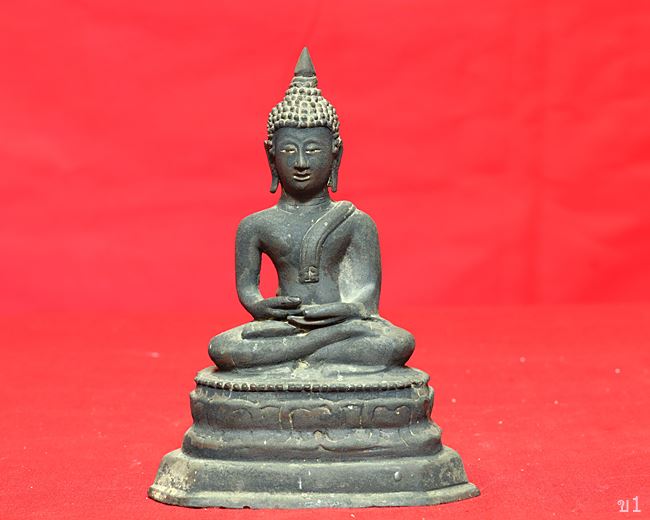 พระบูชารัชกาล หน้าตัก 2.5 นิ้ว หล่อหนา ดินไทย