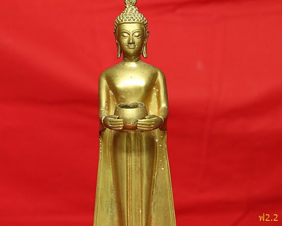 พระบูชาหลวงพ่อบ้านแหลม สูง 14 นิ้ว วัดเพชรสมุทร จ.สมุทรสงคราม