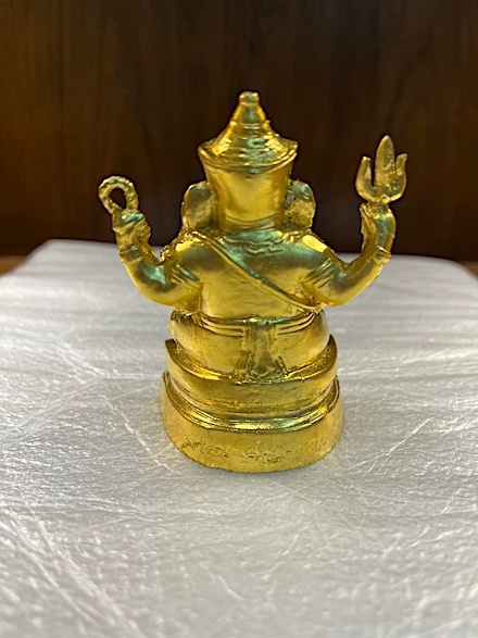 มูลนิธิพระพิฆเนศ หน้าตัก 2นิ้ว ปิดทอง