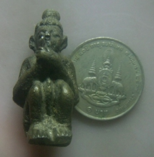 **เบาๆ**กุมารดูดรก หลังยันต์ หล่อเก่า เนื้อทองผสม ไม่ทราบที่**สวยๆ เชิญชมครับ