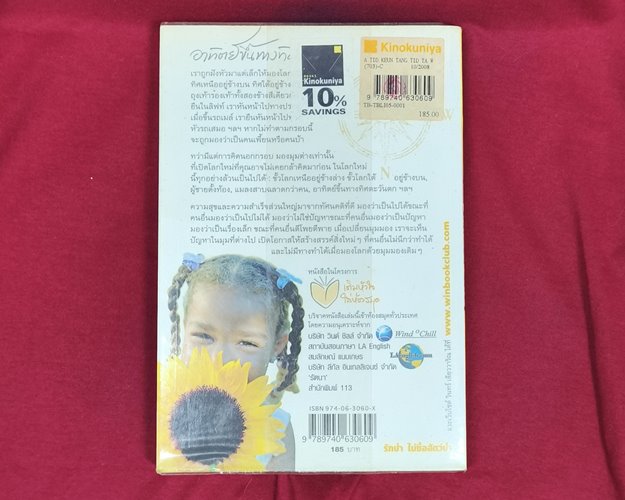 (ปิด69-) หนังสืออาทิตย์ขึ้นทางทิศตะวันตก "ผู้เขียน วินทร์ เลียววาริน ปกอ่อน ขนาด14.5x21ซ.ม. 240หน้า