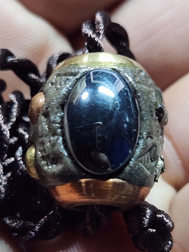  สำนักป่าพระธรรมญาณมุนี จ.นครปฐม ตะกรุดโลกธาตุ พระอาจารย์สมพร สมวโร  รุ่นเหล็กไหลวัชระธาตุ 