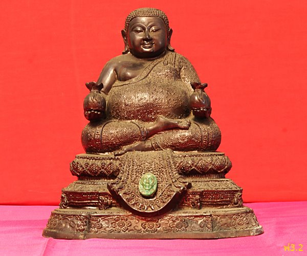 พระบูชาพระสังกัจจายน์ หลวงพ่อเกษม เขมโก ลำปาง ปี 2535 รุ่นบารมี 81