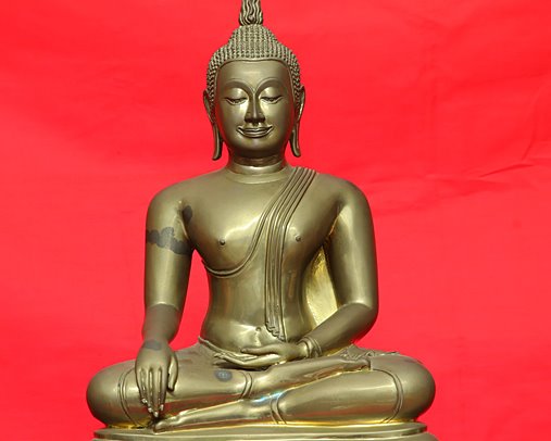 พระบูชาหลวงพ่อวัดไร่ขิง หน้าตัก 9 นิ้ว ปี 2556