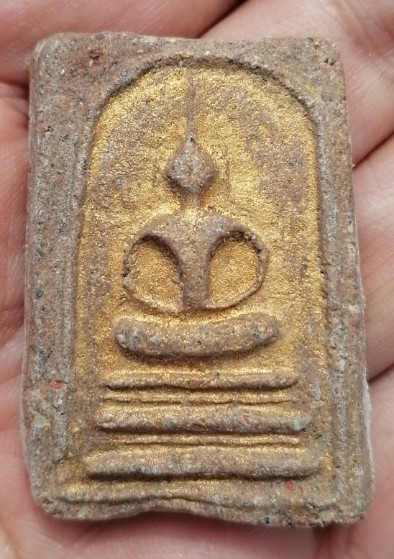 พระสมเด็จทรายเสก​ พิมพ์ใหญ่​ หลวงพ่อกวย วัดโฆสิตาราม จ.ชัยนาท​ หายาก​ ยุคต้น​​ เคาะเดียว(5)   