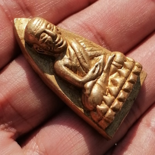 หลวงพ่อทวด​ วัดในหาน เนื้อเปียกทอง นะ 9 โค๊ด 2 ในหาน 1 กรรมการ​ พบน้อย จ.ภูเก็ต ปี 2536 เคาะเดียว