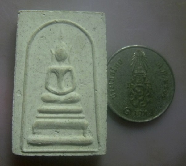 **เบา​ๆ​**พระสมเด็จพิมพ์ขาโต๊ะ หลังพระครูบวรธรรมกิจ (หลวงปู่เทียน) วัดโบสถ์ จ.ปทุมธานี**สวยๆ