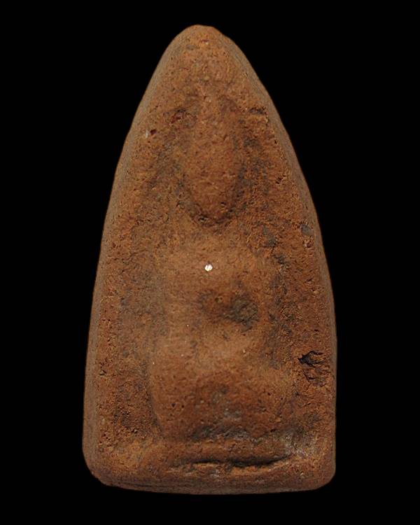 พระสรรค์นั่งฐานขีดตัดชิด หลวงพ่อกวย ชุตินันธโร เนื้อดิน วัดโฆสิตาราม จ.ชัยนาท