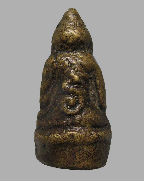 พระชัยวัฒน์ พิมพ์ล้มลุก ท่านเจ้ามา วัดสามปลื้ม ( ออกวัดตึก " วัดชัยชนะสงคราม " ) กทม. ก้นอุด