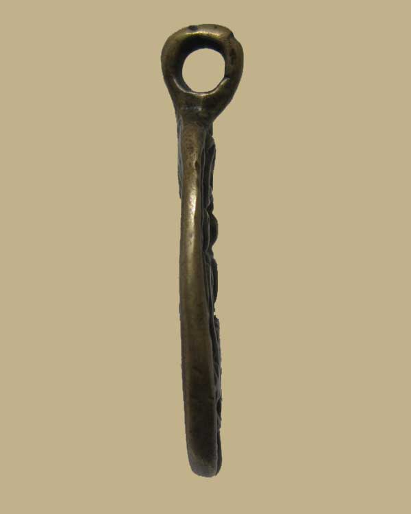 เหรียญหล่อโบราณหลังเรียบ หลวงพ่ออิ่ม วัดหัวเขา จ.สุพรรณบุรี