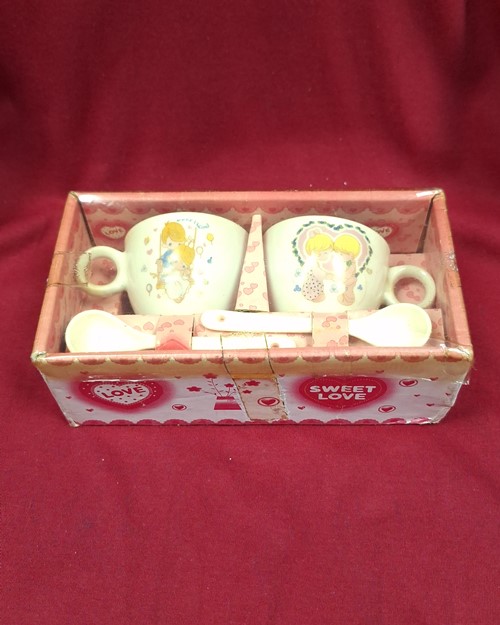 (ปิด89-) ชุดแก้วน้ำเซรามิค SWEET LOVE (สภาพไม่ได้ใช้)