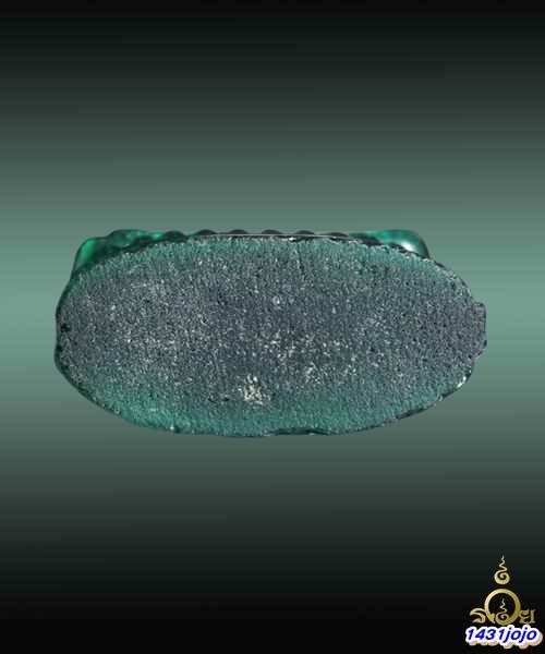 พระพุทธชินราช หลวงพรหมโยธี วัดพระศรีรัตนมหาธาตุ พิษณุโลก เนื้อแก้ว (สีเขียว) ปี2493 