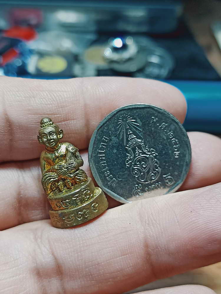 4-76 กุมารทองเจริญทรัพย์ หลวงพ่อสม วัดบ้านด่าน จ.ปราจีนบุรี ปี 2556 กล่องเดิม