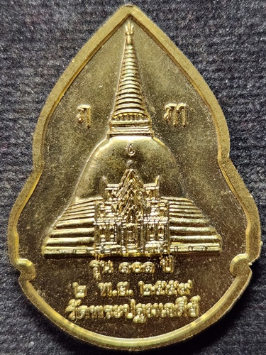 วัดพระปฐมเจดีย์ จังหวัดนครปฐม เหรียญ ดวงดี พระร่วงโรจนฤทธิ์  รุ่น 101 ปี  2559