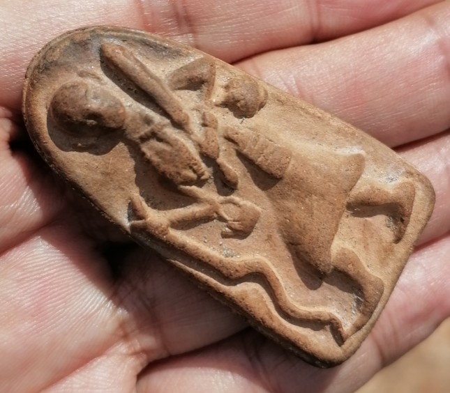 พระสิวลีจัมโบ้ เนื้อดิน หลวงพ่อกวย​ ชุตินธโร​ วัดโฆษิตาราม​ จ.ชัยนาท​ ยุคต้น เคาะเดียว