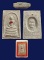 สมเด็จปรกโพธิ์ ด้านหน้าฝังพลอย ตะกรุดโรยตะไบ ด้านหลังฝังแร่ หลวงปู่หงษ์ วัดเพชรบุรี ทีเดียว 3 องค์