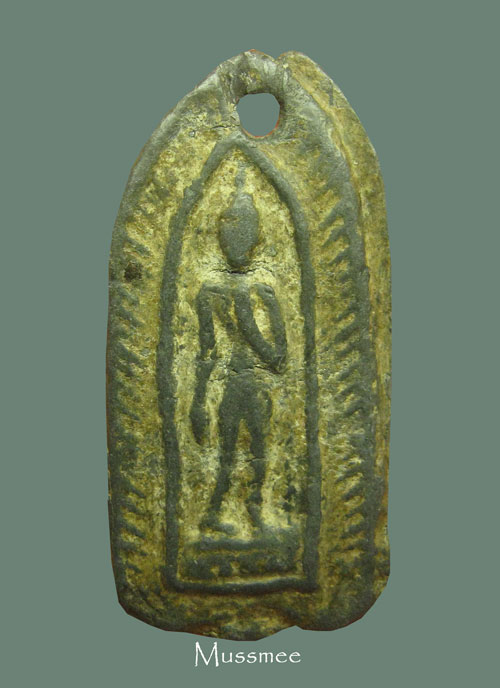 พระลีลา เนื้อชินเขียว 2 หน้า พระสวยแท้ดูง่าย ครับบบบบบ