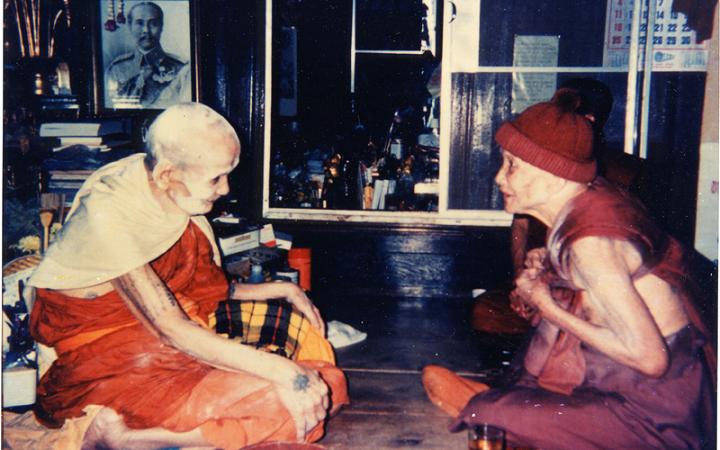 ผงหลวงปู่บุดดาวัดกลางชูศรีเจริญสุข สิงห์บุรี พระที่หลวงปู่ดู่ วัดสะแกยังยกย่องท่านว่าเป็นพระอรหันต์2