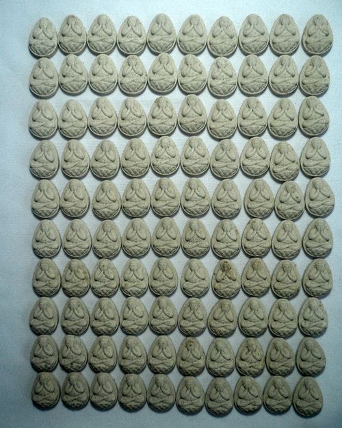 พระปิดตาหลวงปู่อินทร์ วัดบางพัง ปากเกร็ด นนทบุรี100องค์