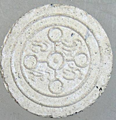 พระผงสมเด็จธรรมกาย พิมพ์จันทร์ลอย วัดหลวงพ่อสดธรรมกายาราม อ.ดำเนินสะดวก จ.ราชบุรี สร้างปี 2530