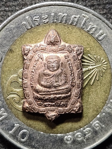 วัดไร่แตงทอง  นครปฐม เหรียญเต่าจิ๋ว หลวงปู่หลิว รุ่นขายดี มีกำไร ปี 51