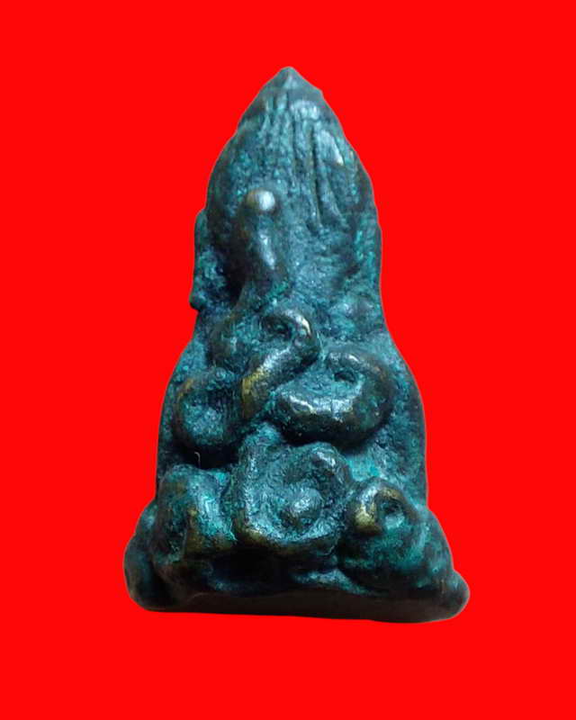 พระอุปคุตอุ้มบาตรรมดำเก่าๆไม่ทราบที่