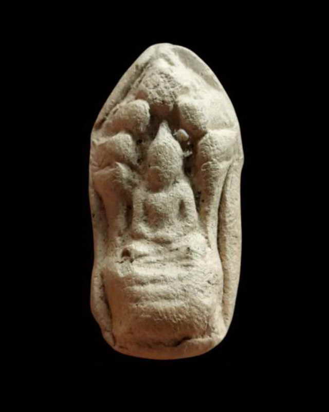 พระหลวงพ่อนาคเนื้อดินหลังยันต์พุฒปี ๒๔๘๕ หลวงพ่อโอด วัดจันเสน