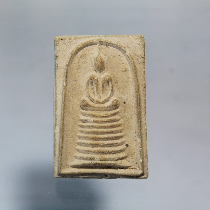 Q802พระสมเด็จ พิมพ์ 9 ชั้น อกร่อง หลวงปู่ จันทร์ วัด ศรีเทพ ปี2500 สวย สมเด็จพิมพ์อกร่อง ๙ ชั้น พิมพ