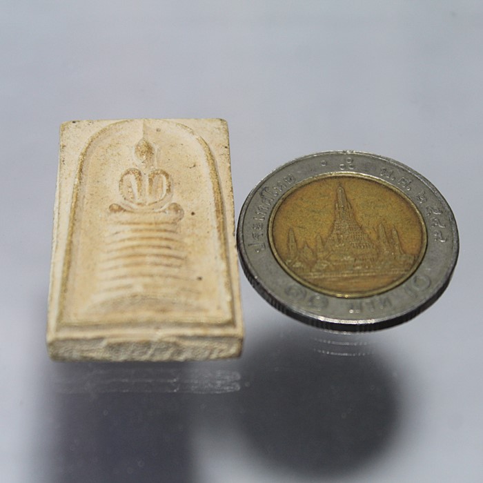 Q802พระสมเด็จ พิมพ์ 9 ชั้น อกร่อง หลวงปู่ จันทร์ วัด ศรีเทพ ปี2500 สวย สมเด็จพิมพ์อกร่อง ๙ ชั้น พิมพ