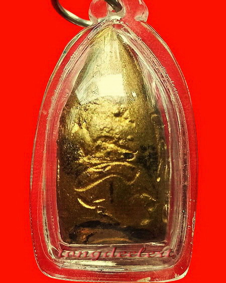 พระกริ่งคลองตะเคียนทาทองบรอนซ์ หลวงพ่อนารถ วัดศรีโลหะราษฎร์บำรุง จ.กาญจนบุรี สวยมากค่ะ