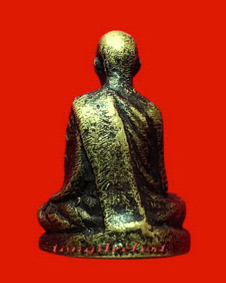 รูปหล่อหลวงพ่อสอน วัดทุ่งลาดหญ้า จ.กาญจนบุรี เนื้อทองผสมอุดกริ่ง หายาก สวยมากค่ะ