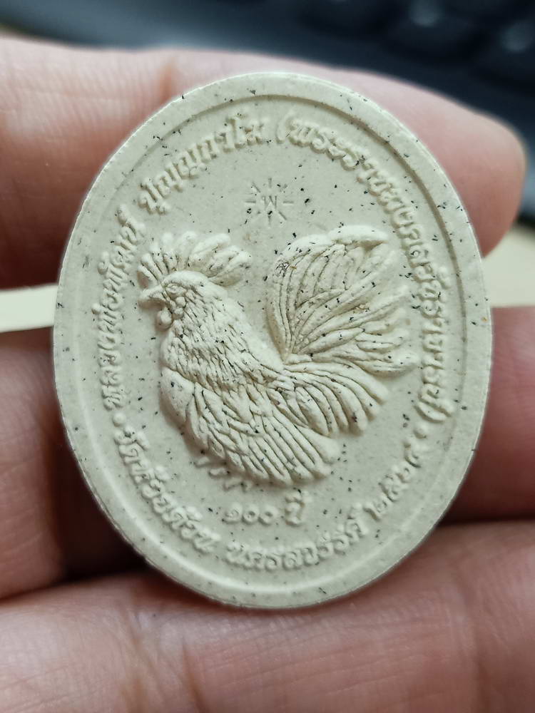 5-52 พระผงหน้าใหญ่ พญาไก่พันล้าน หลวงพ่อพัฒน์ วัดห้วยด้วน นครสวรรค์ 2564 กล่องเดิม