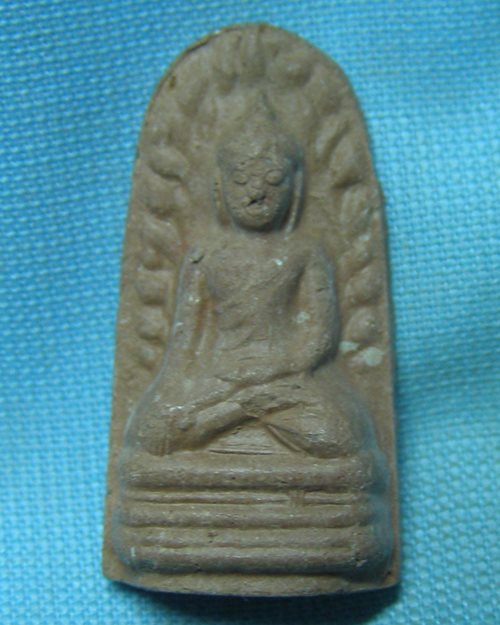 พระรอดเนื้อดินเผา หลังยันต์  ไม่ทราบที่(องค์ที่2)