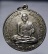 Q838เหรียญจิ๊กโก๋หลวงพ่อเงิน วัดดอนยายหอม ที่ระลึกงานผูกพัทธสีมาวัดทุ่งรี ปี 2517 เนื้ออัลปาก้า ซุบน