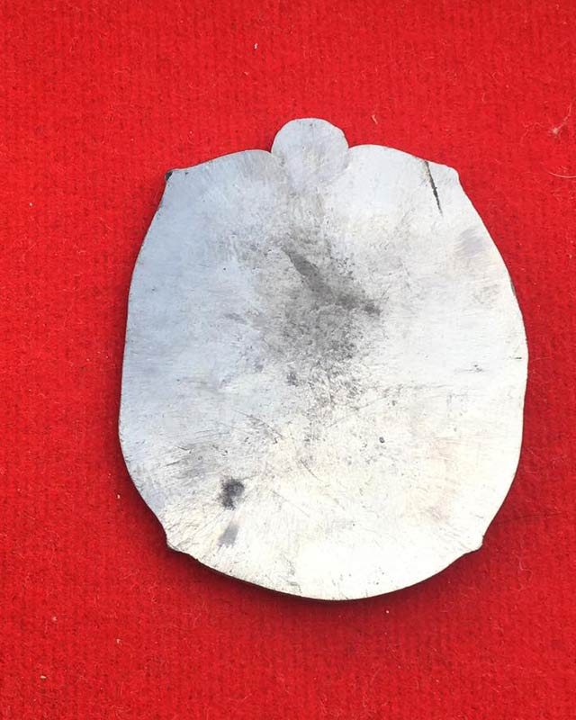 เหรียญอายุยืน หลวงปู่แก้ว วัดสะพานไม้แก่น จ.สงขลา ตอกโค้ตหมายเลข