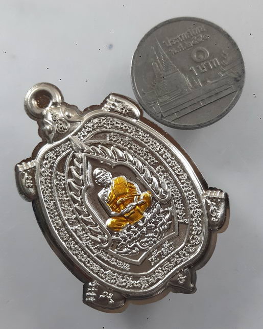 " เหรียญพญาเต่าเรือน รุ่นเจ้าสัว โคตรเศรษฐี หลวงพ่อพัฒน์ ปุญญกาโม วัดห้วยด้วน จ.นครสวรรค์ เนื้ออัลปา