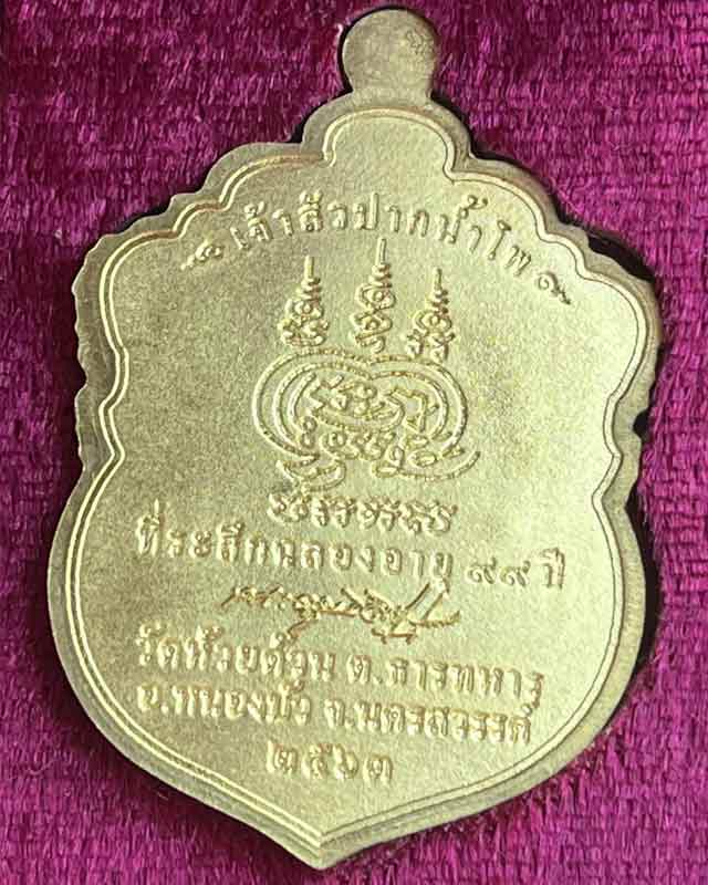 หลวงพ่อพัฒน์ ปุญญกาโม วัดห้วยด้วน นครสวรรค์ รุ่น เจ้าสัวปากน้ำโพธิ์