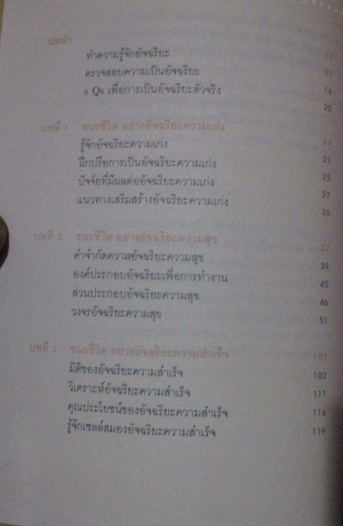  	 หนังสือชนะชีวิต คิดอย่างอัจฉริยะ