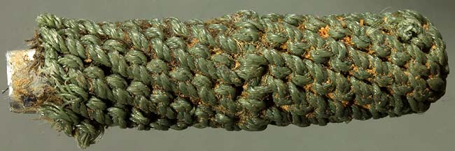 *ตะกรุดหนังเสือ อลูมีเนียม เชือกไนล่อนเขียว หลวงพ่อเปิ่น วัดบางพระ นครชัยศรี นครปฐม*