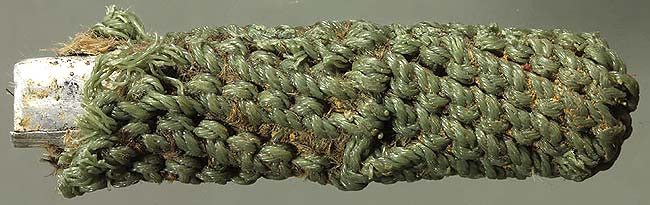 *ตะกรุดหนังเสือ อลูมีเนียม เชือกไนล่อนเขียว หลวงพ่อเปิ่น วัดบางพระ นครชัยศรี นครปฐม*