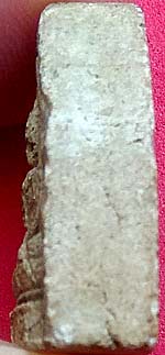 *พิมพ์สรงน้ำเล็ก หลังยันต์ เนื้อผง ปี๒๕๐๖ หลวงปู่เฮี้ยง วัดป่าฯ ชลบุรี*