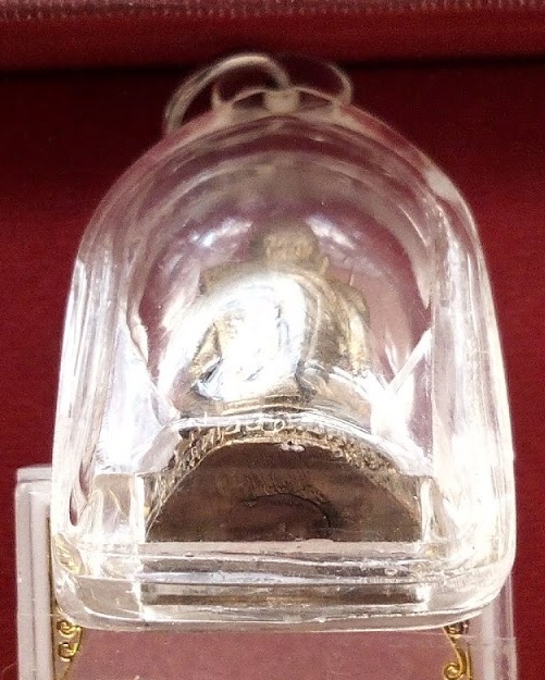 กริ่งรูปเหมือนลอยองค์ 7รอบ หลวงพ่อเชิญ วัดโคกทอง ใต้ฐานบรรจุกริ่ง ปั้มเลข84 ปี33...เคาะเดียวแดง...