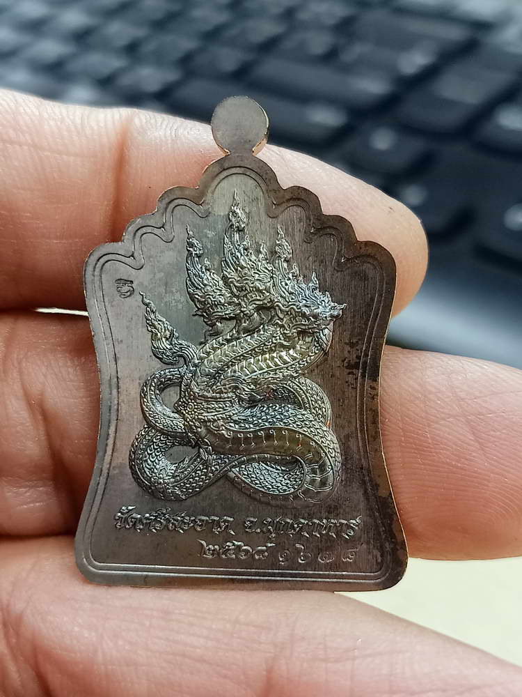 4-672 เหรียญฉลองมณฑป หลวงปู่ขาน สำนักปฏิบัติธรรมหนองอ้อ จ.มุกดาหาร 2568 กล่องเดิม