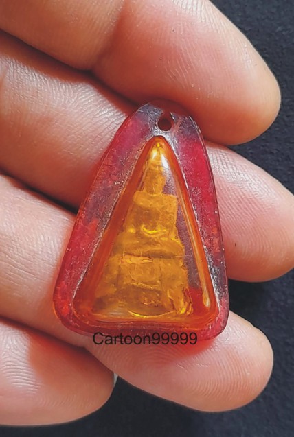 พระประธานเล็ก เนื้อตะกั่ว เลี่ยมวินเทจครับ