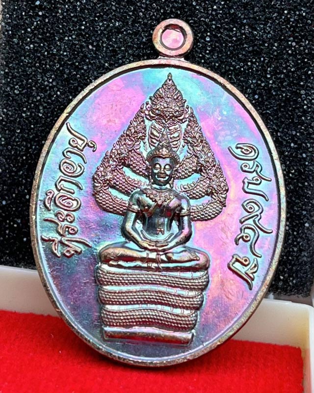 เหรียญพระนาคปรกรุ่นสมปรารถนา หลวงปู่ทองคำ สุวโจ หลังพระยาปาก เข็ด อาศรมสุวโจ จ.สุรินทร์ ปี2564