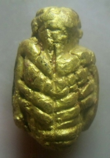 **เบาๆ**พญาต่อเงิน-ต่อทอง เนื้อผงทาทอง จารยันต์ เก่าๆ ไม่ทราบที่**วัตถุมงคลแห่งโชคลาภ สวยๆ