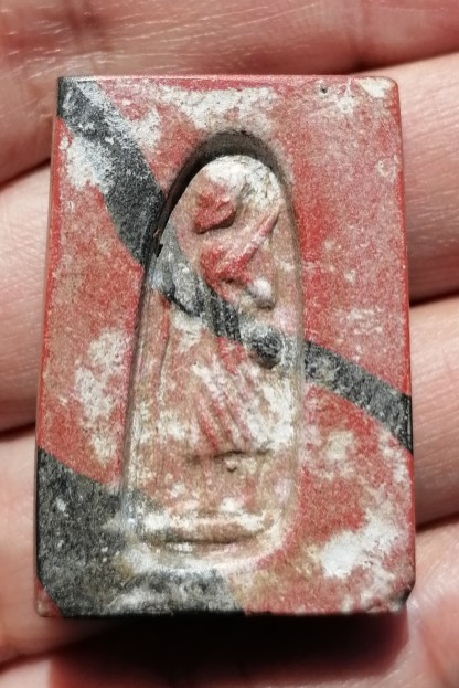 พระสมเด็จปรกโพธิ์สายรรุ้ง​ หลังสิวลี เนื้อผงน้ำมัน​ หลวงพ่อกวย วัดโฆสิตาราม ปี​ 2515​ เคาะเดียว     